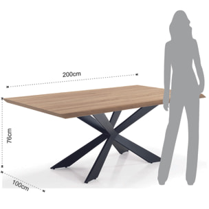 Tomasucci tavolo fisso TIPS OAK multicolore