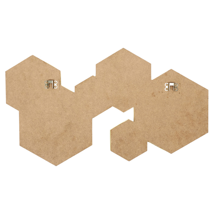 Decoration Miroir Hexagonal