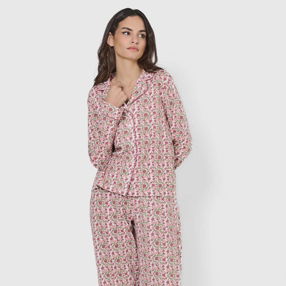Pigiama rosa in cotone amazon