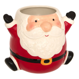Pot à biscuits père Noël H.23,5cm céramique