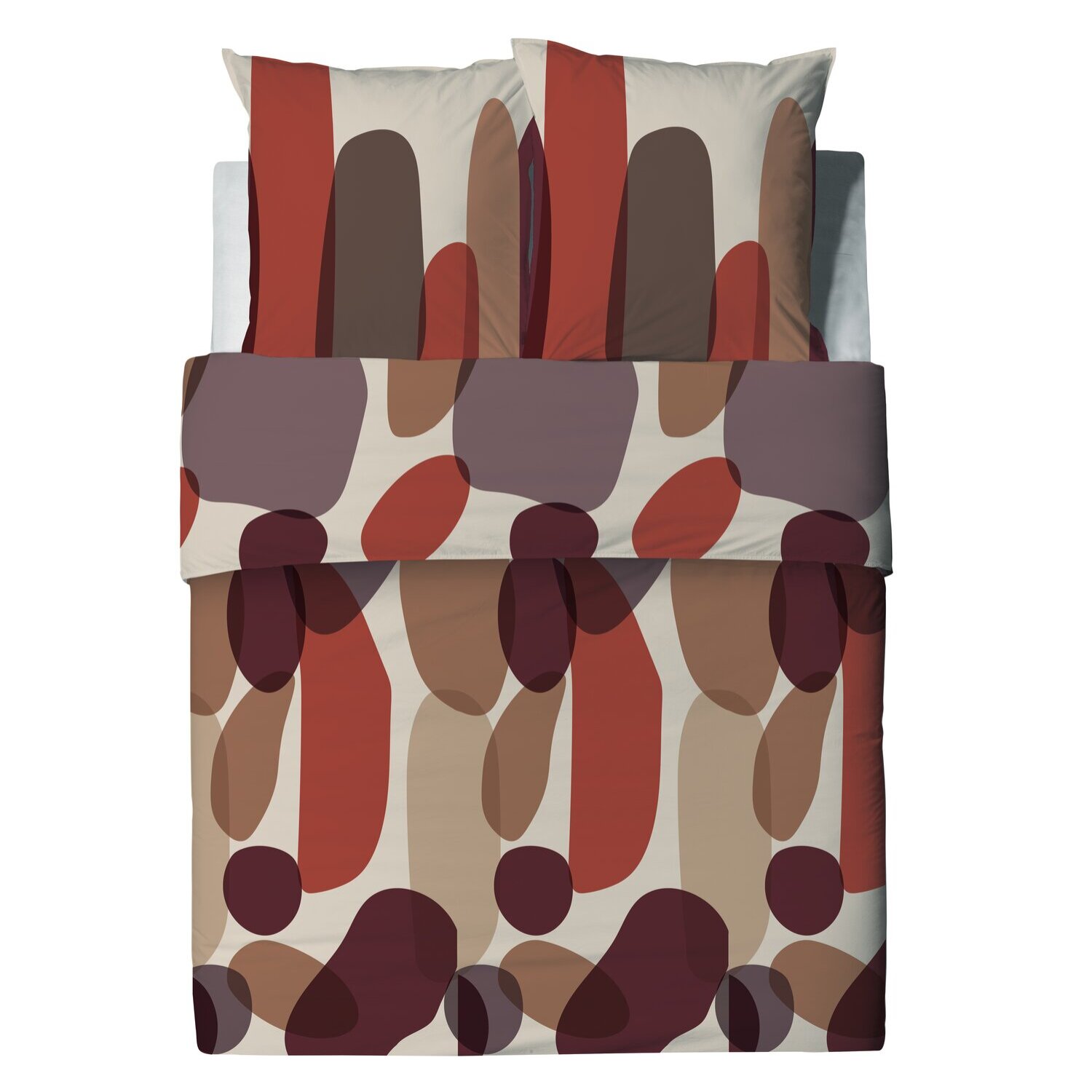 Parure De Couette 3pcs 100% Coton 57 Fils/cm2-jopline