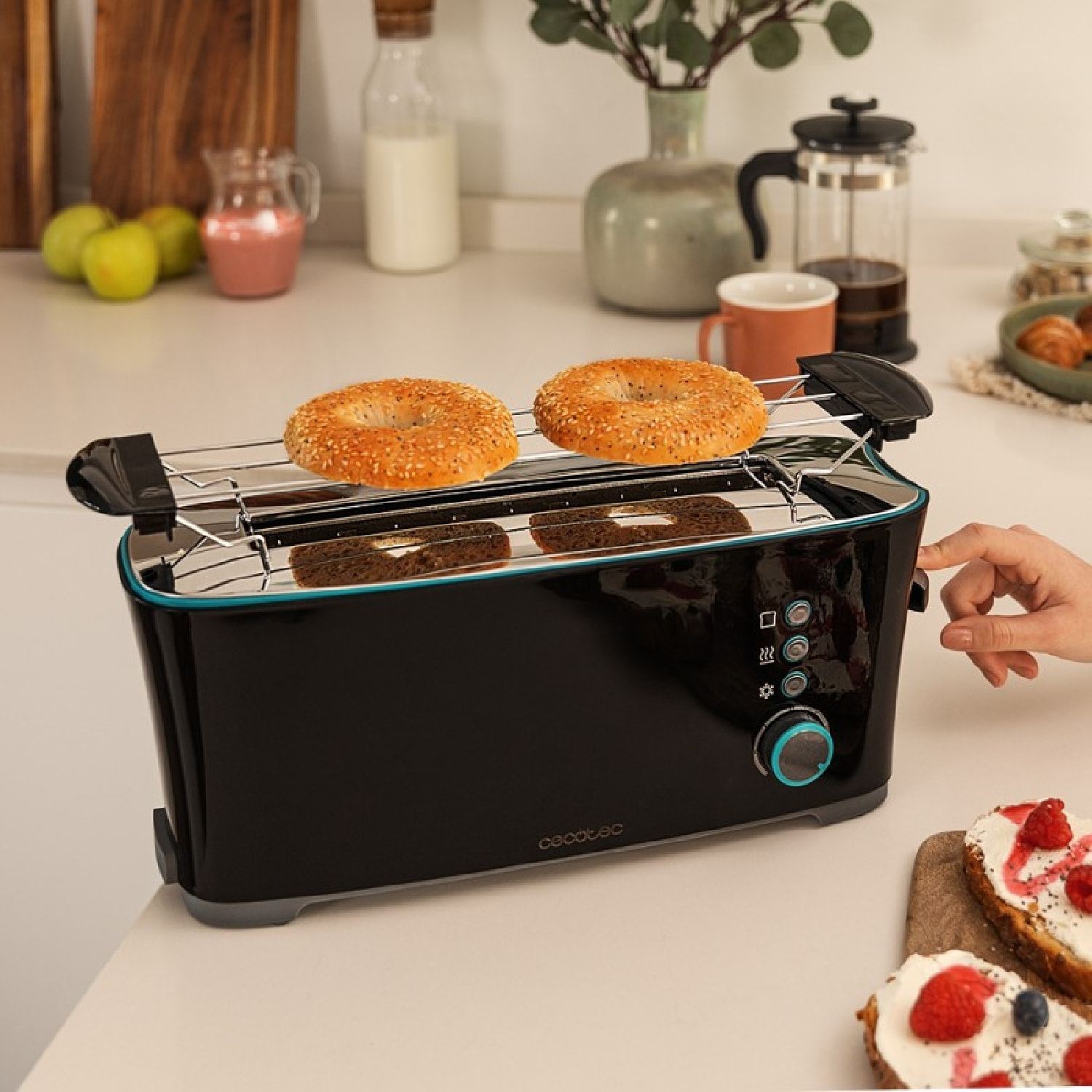 Cecotec Grille-pain vertical Toast&Taste Extra B