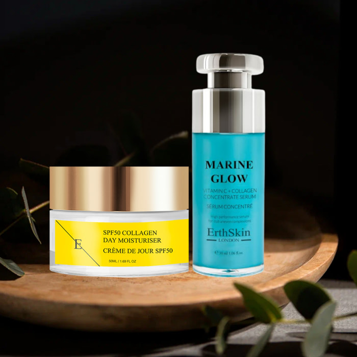 Dúo de día con vitamina C y colágeno