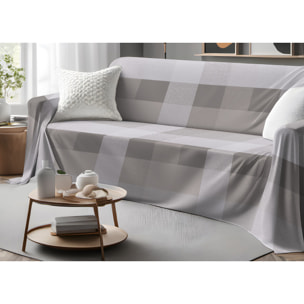 Telo Arredo Multiuso In 100% Cotone Disegno Scotland Beige