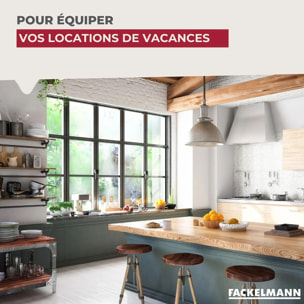 Lot de 6 pots à moutarde avec cuillère Fackelmann