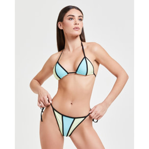 Pompea x Silvian Heach slip con lacci laterali