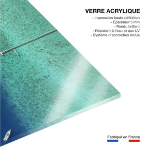 Tableau blue lagoon Tableau plexiglas
