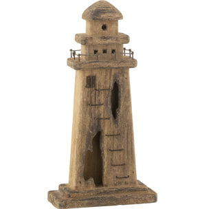 J-Line décoration Phare - bois - naturel - large