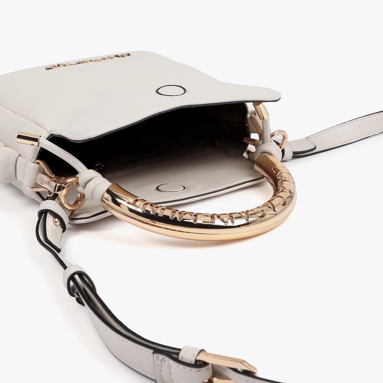 Mini tracolla personalizzata con manico in metallo