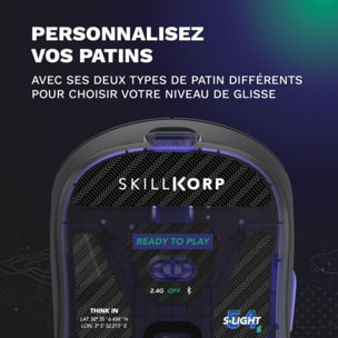 Souris Gamer Sans Fil SKILLKORP M20 Noir Ultimate 1K