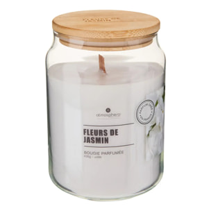 Bougie parfumée 435 g Viky fleurs de jasmin