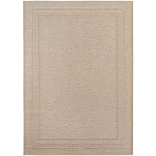 TENERIFE - Tapis intérieur/extérieur beige, design contemporain