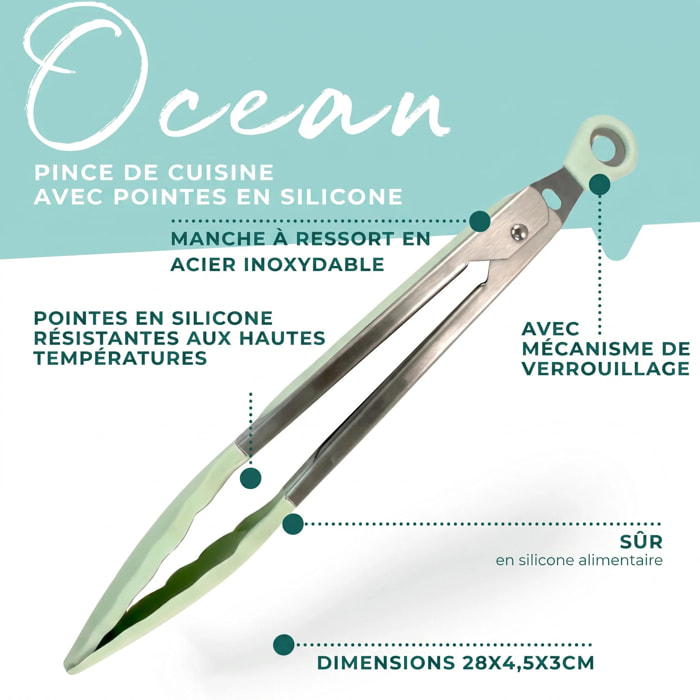 Pince de cuisine alimentaire Fackelmann OCEAN