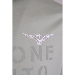 T-shirt Esercito verde in cotone uomo