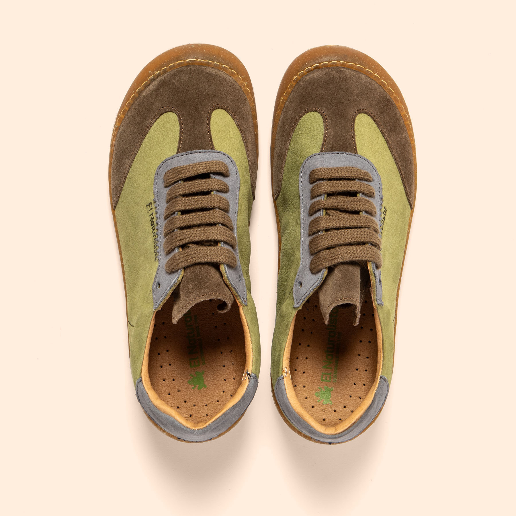 Zapatos N5766 MULTI LEATHER LIKEN-DENIM/PAWIKAN color Liken-denim