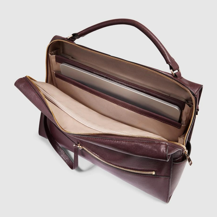 Piquadro Borsa da ufficio porta pc e porta iPad® con protezioni antiurto e anti RFID