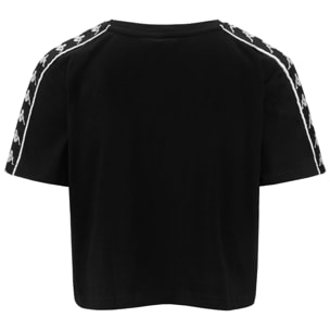 Kappa - T-Shirts & Top Donna Nero - 222 Banda Apua