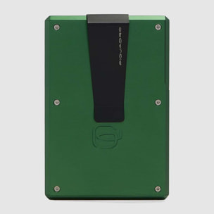 Piquadro Portacarte di credito MagSafe® in alluminio pelle