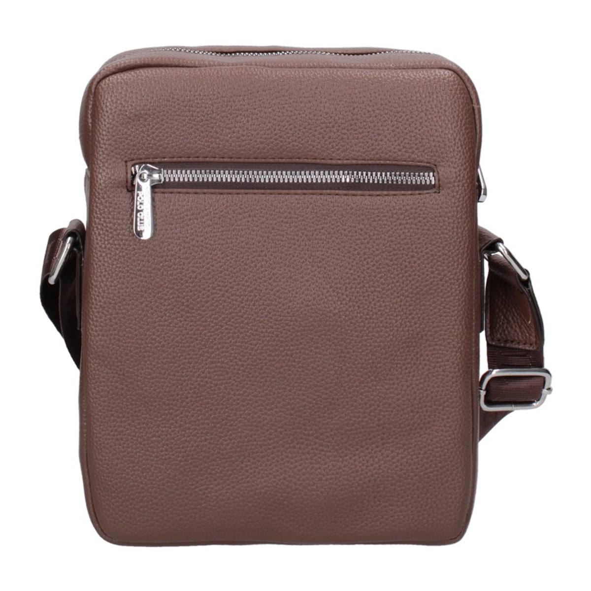 Borsa a tracolla uomo - Modello False - 100% pelle PU - 20.0 x 25.0 x 10.0 cm