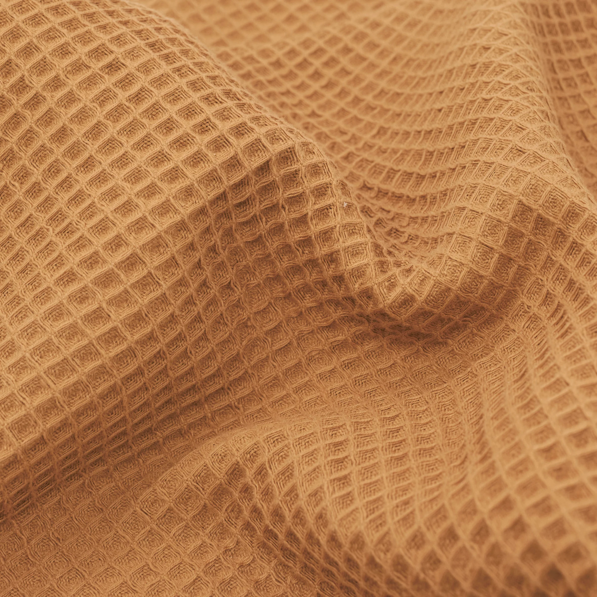 Serviettes Gaufrée 100 % coton Burnt Orange