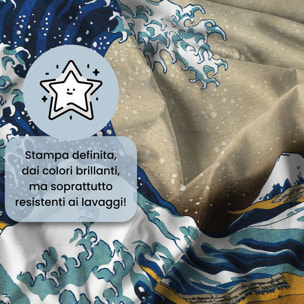 PARURE COPRIPIUMINO ARTE, STAMPA DIGITALE, 100% MICROFIBRA - MATRIMONIALE