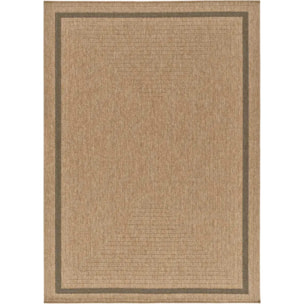 ACRA Alfombra de exterior efecto yute color natural, varias medidas disponibles.