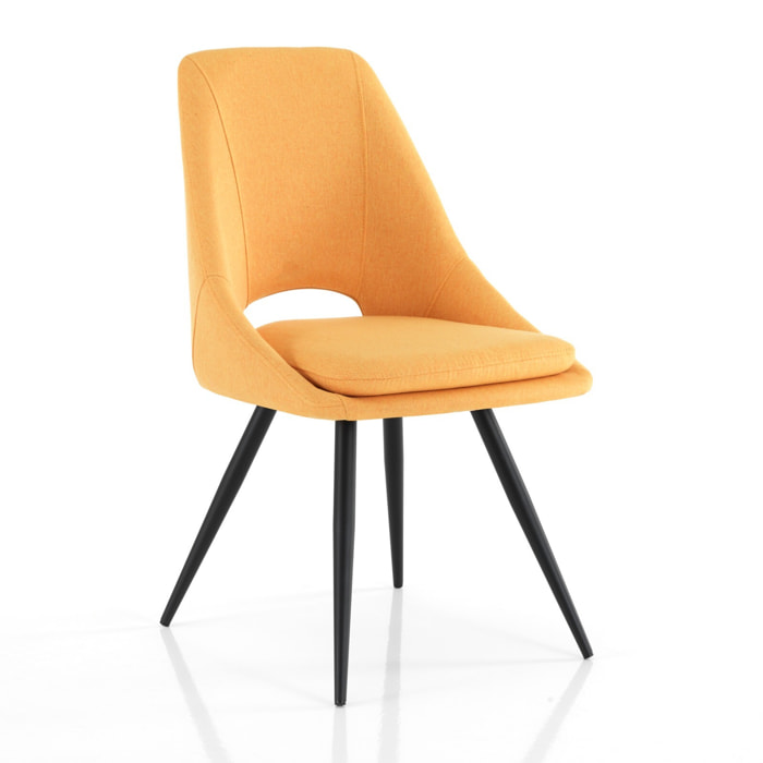 Oresteluchetta Set 2 Sedie ALBA YELLOW