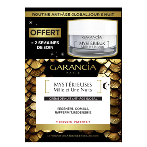 Mystérieuses Mille et Une Nuits - Coffret Crème de Nuit 30ml + Crème de Jour 10ml