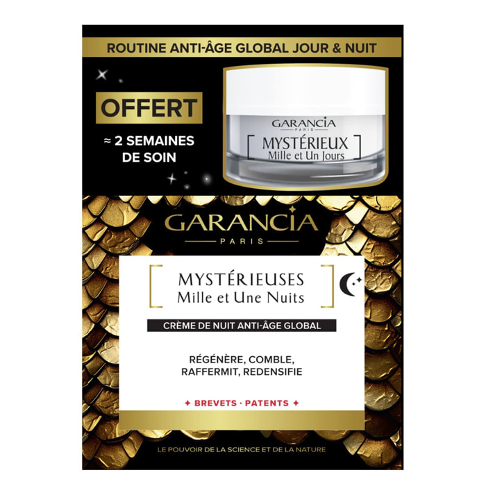 Mystérieuses Mille et Une Nuits - Coffret Crème de Nuit 30ml + Crème de Jour 10ml