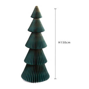 Albero carta - Pezzi 1 - Colore Verde - 70x150Hx70cm - Bianchi Dino