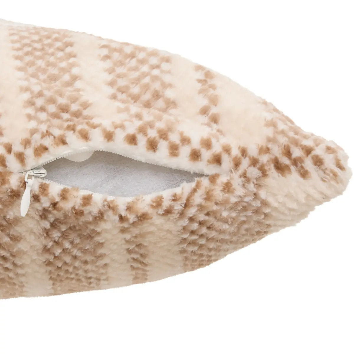 Coussin Lary carré 40x40cm beige