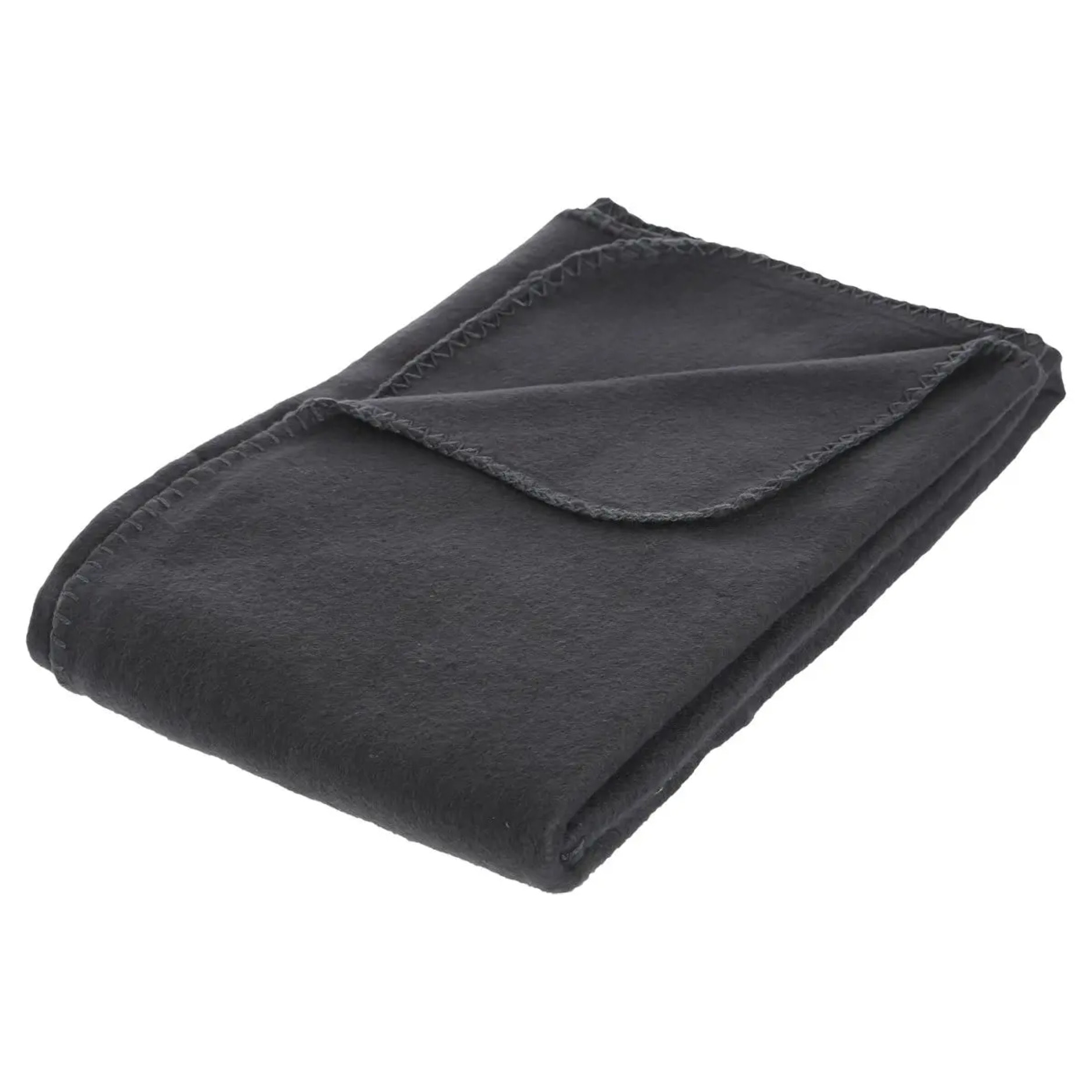 Plaid polaire gris ardoise 125x150cm