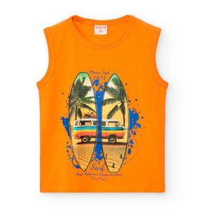 T-Shirt tricot sans manches  -BCI