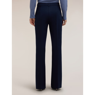 Motivi - Pantaloni flare in punto milano - Blu
