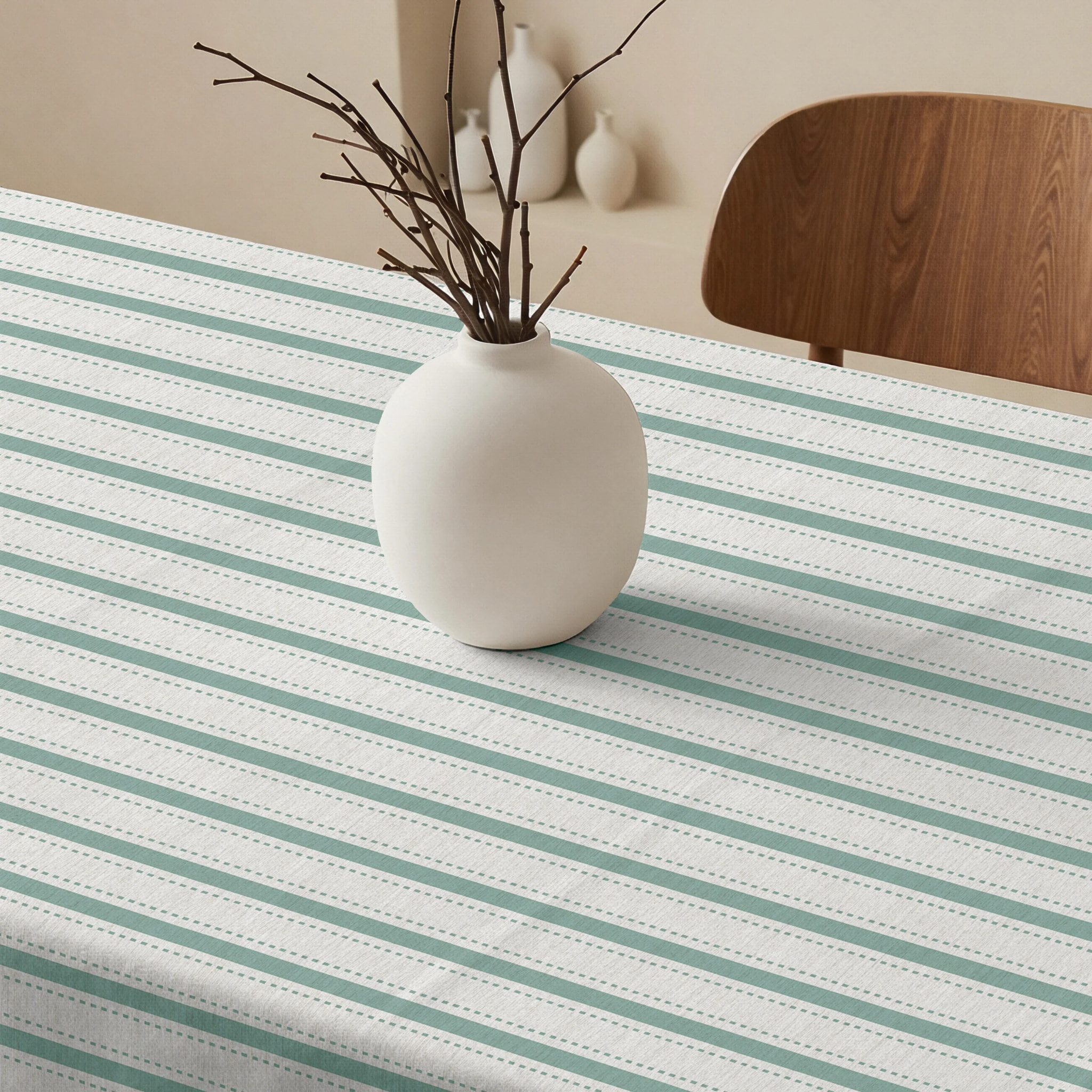 Nappe anti-taches 100 % coton Almanzor Turquesa