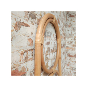 Porte-serviette en rotin de 170 cm à formes - NINON