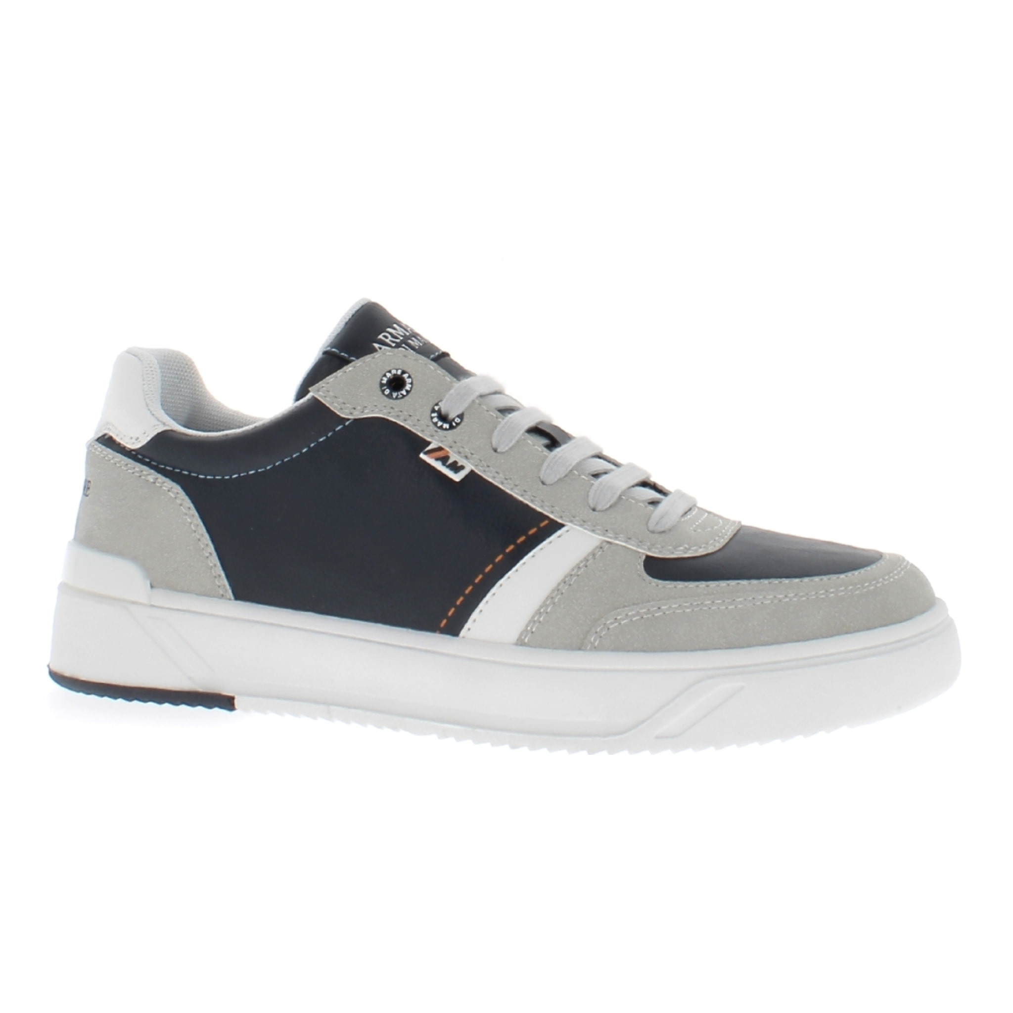 Armata di Mare Scarpe Uomo Sneakers Casual Stringate con Soletta Rimovibile in Memory Foam AMU S24D555 Navy Lt Grey