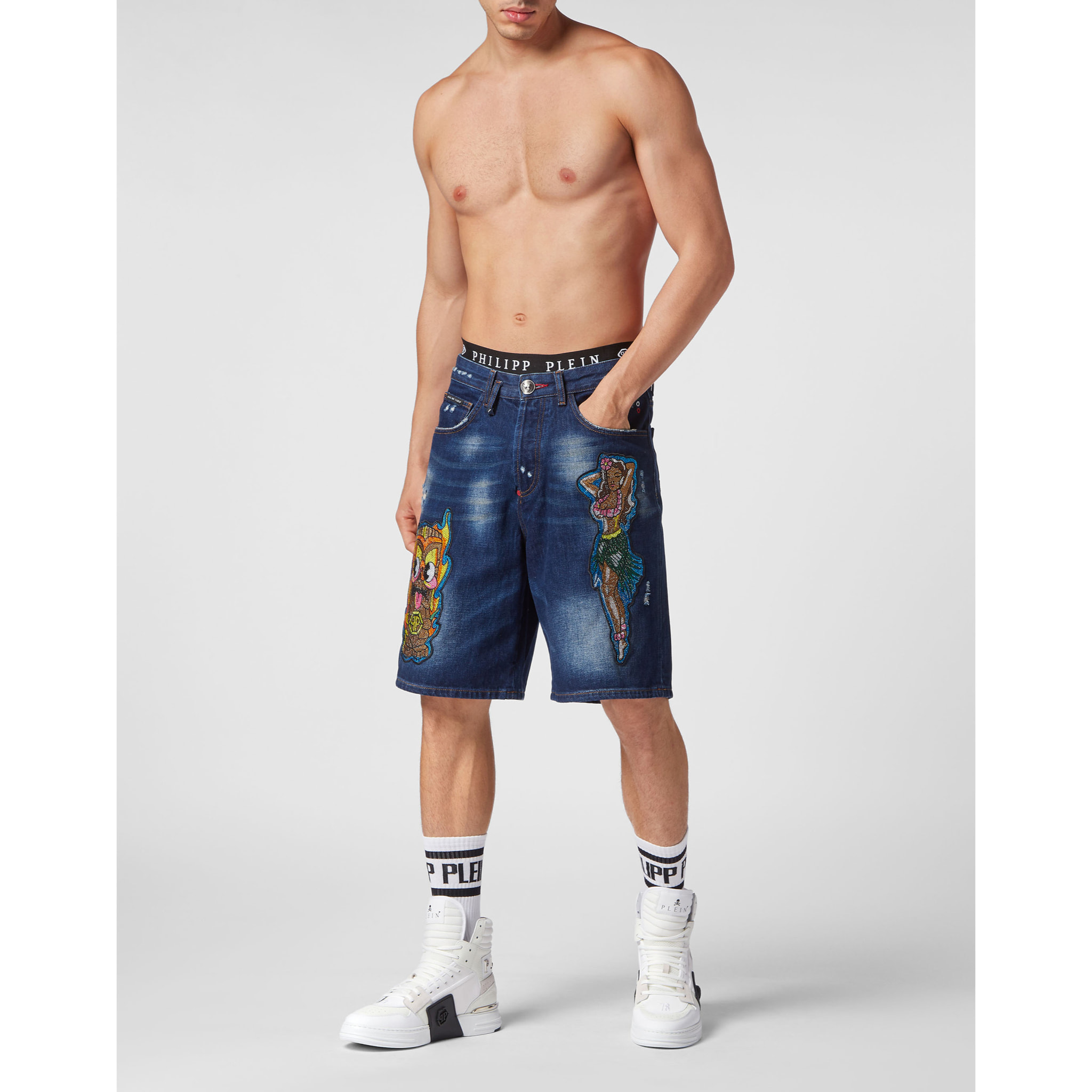 PHILIPP PLEIN Pantalones cortos HAWAII