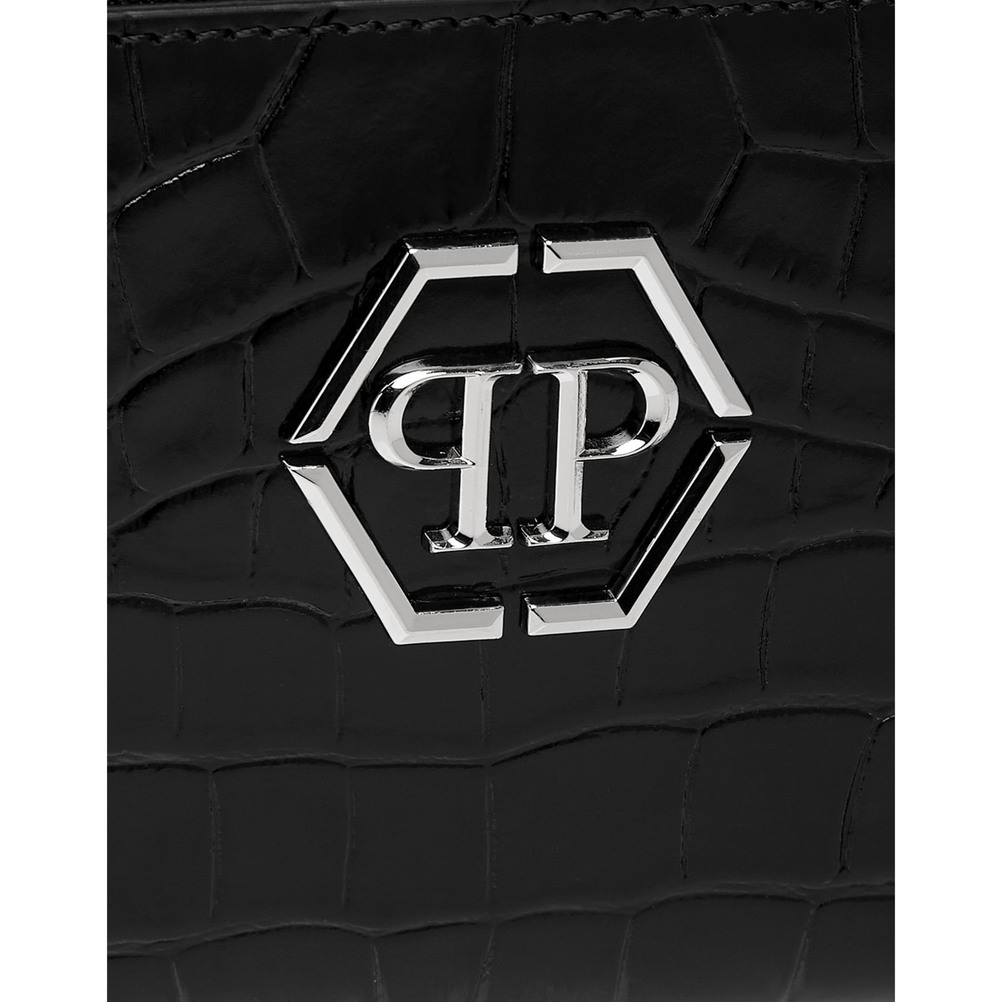 PHILIPP PLEIN Portafoglio con zip media