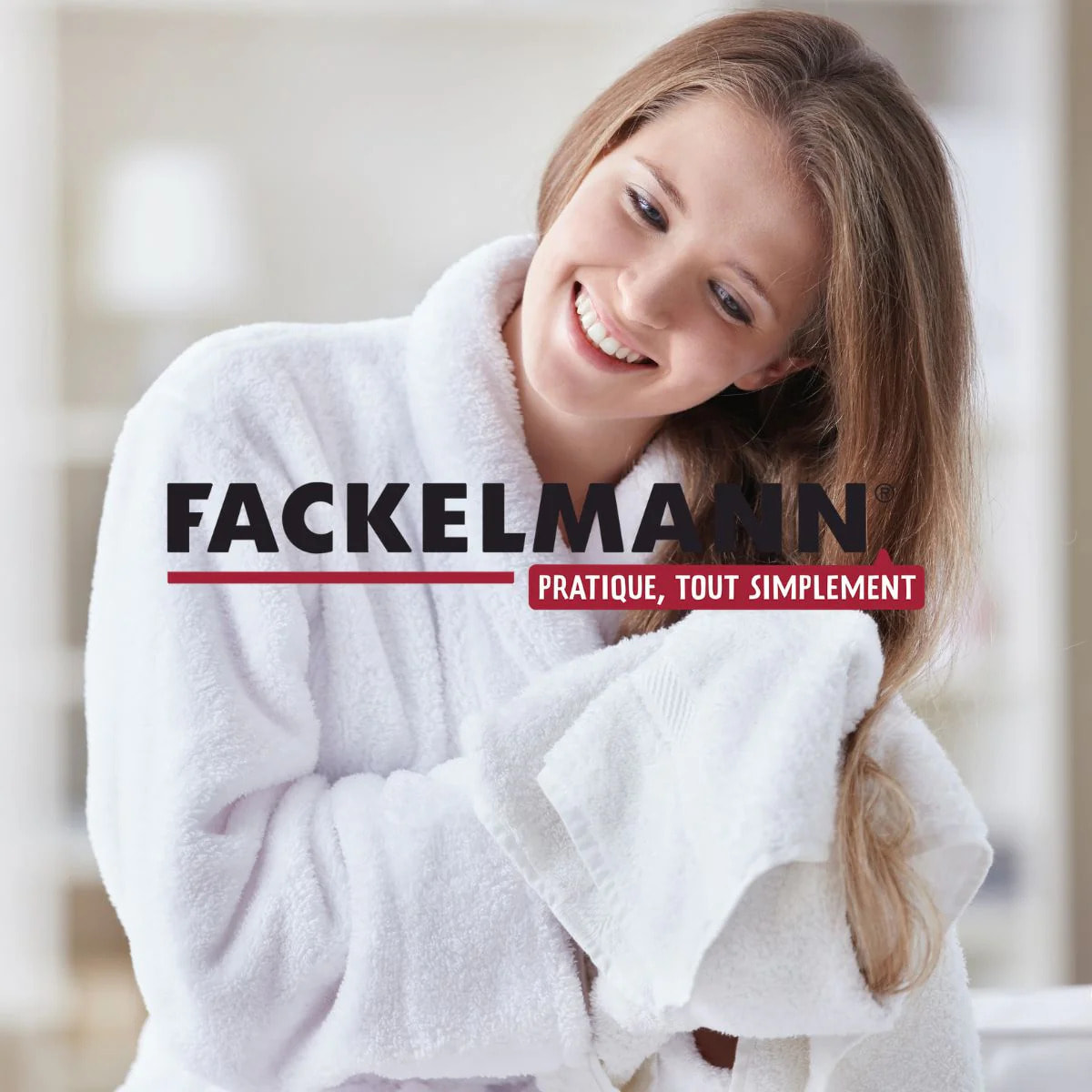 Double crochet pour paroi de douche en inox Fackelmann Tecno