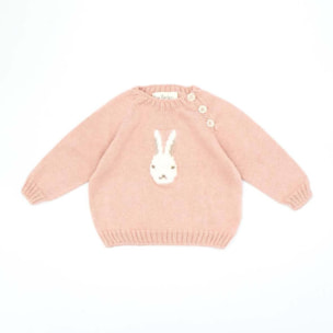 Jersey rosa con dibujo conejo