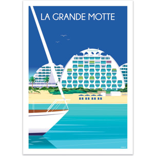 Affiche - La grande Motte - Raphael Delerue
