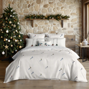 Housse de couette avec boutons-pression Skier