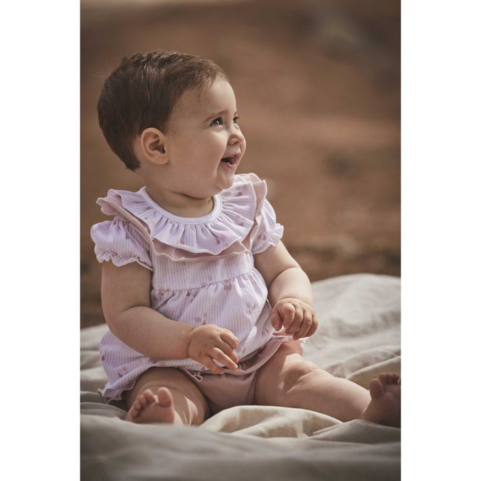 Conj.Ranita Volantes + Camiseta Fantasia