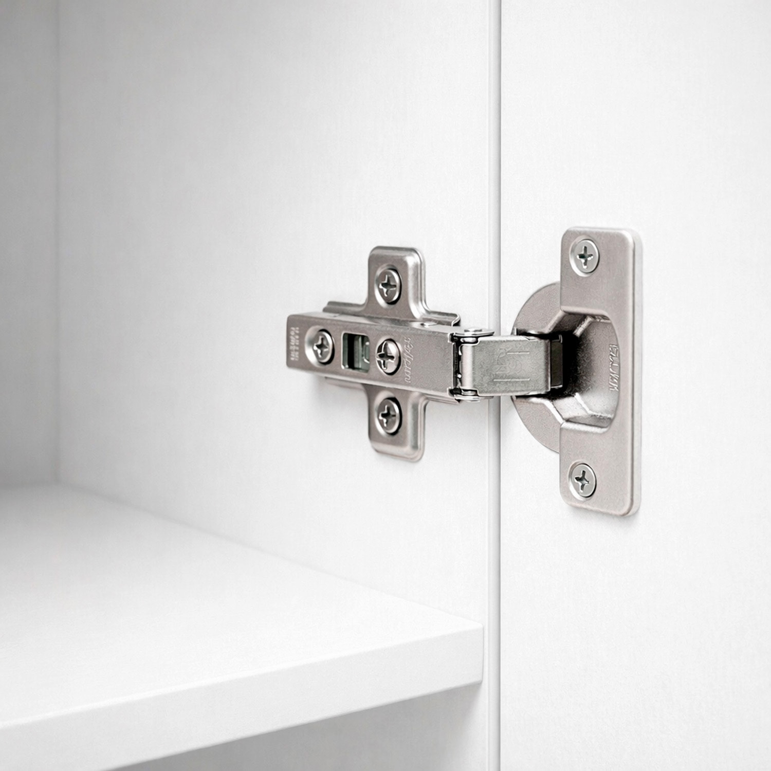 Armadio Multiuso 2 Ante Con 5 Ripiani Regolabili Mobile Salvaspazio Moderno Minimal Per Camera Ingresso Corridoio 69.2 x 34.6 x 170.4 Cm Bianco
