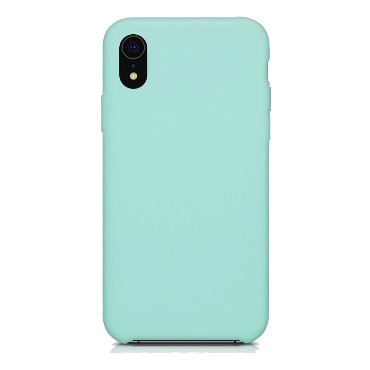 Coque iPhone Xr Silicone Liquide toucher doux, Anti Chocs Vert Pale