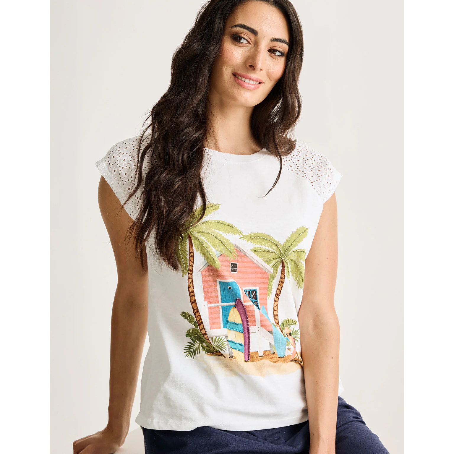 Camiseta Manga Corta Blanco - Surjhaus