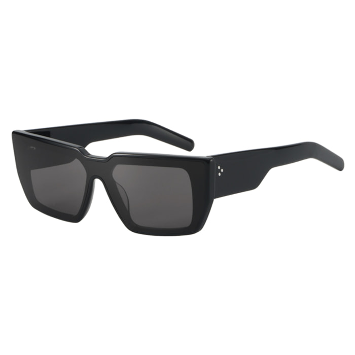 Occhiali da sole OCEAN NEW ERA 1 - montatura nera lucida con lenti sfumate de fumé