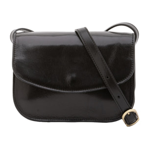 Borsa a tracolla  da donna In Vera pelle Made in Italy 22x16x9,5 cm