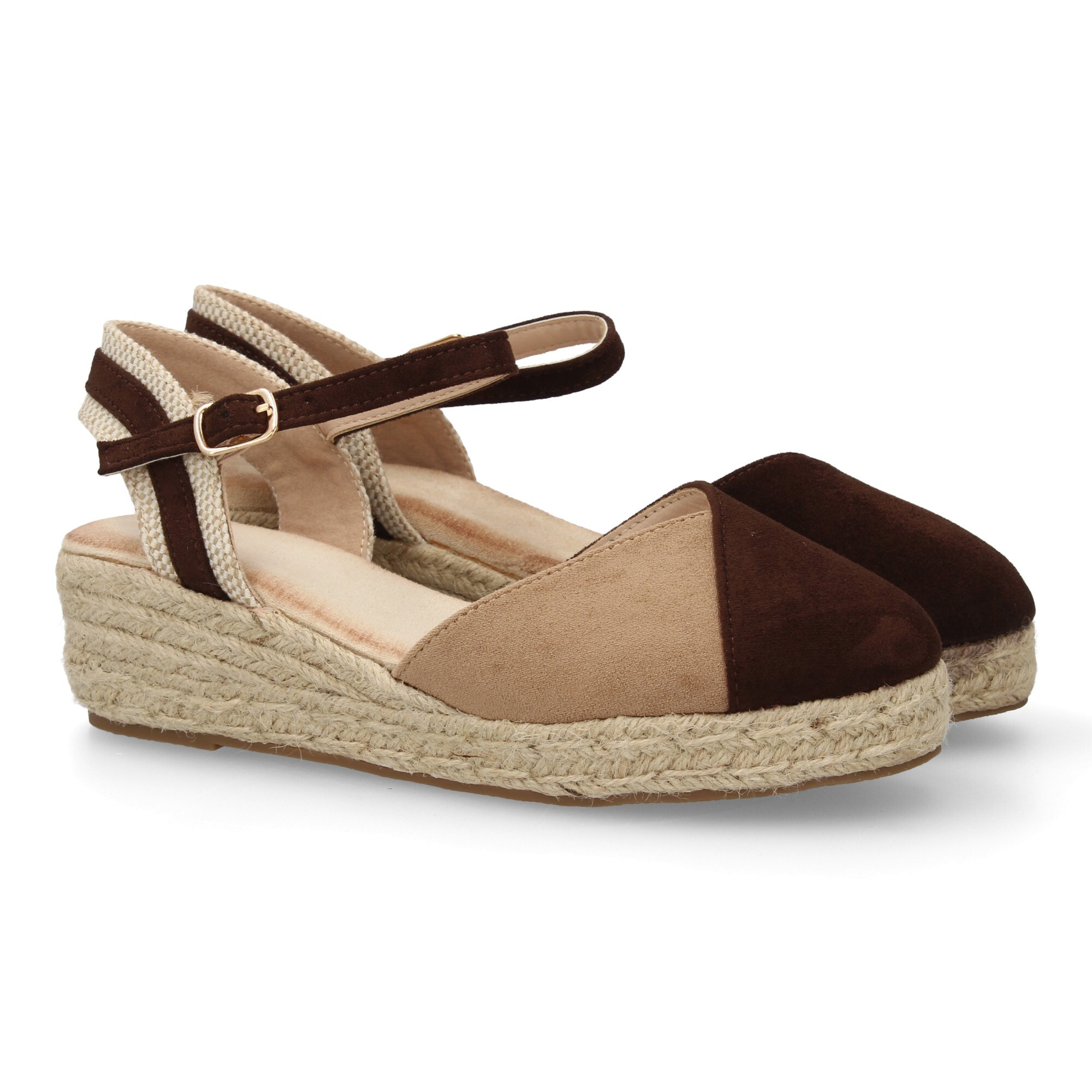 Sandalia de Cuña de Yute para Mujer, Comodas y Elegantes, Diseño Moderno con Tira Decorativa
